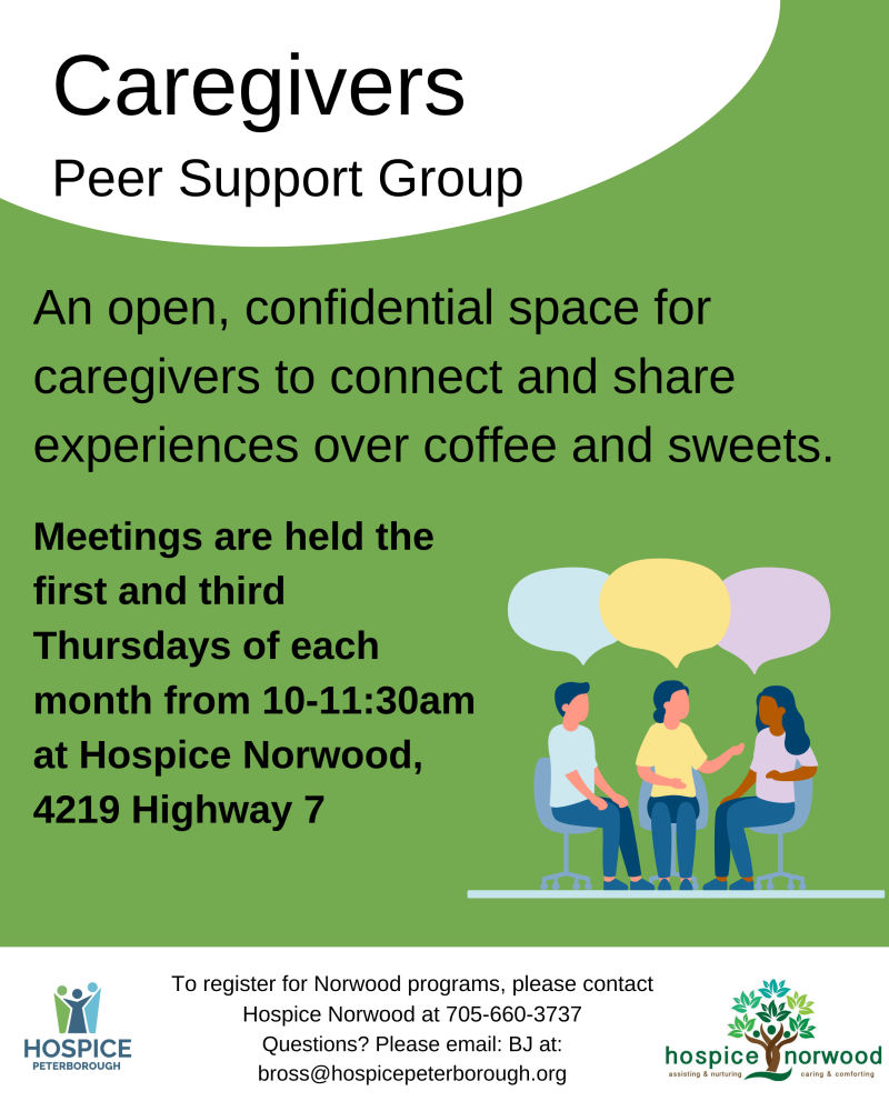 caregivers peer support group