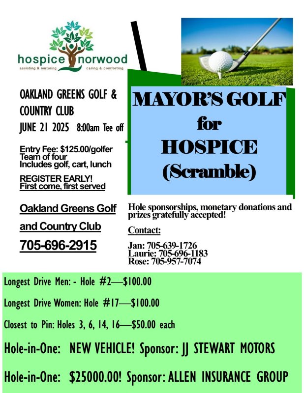 Mayros Golf for Hopsice Poster