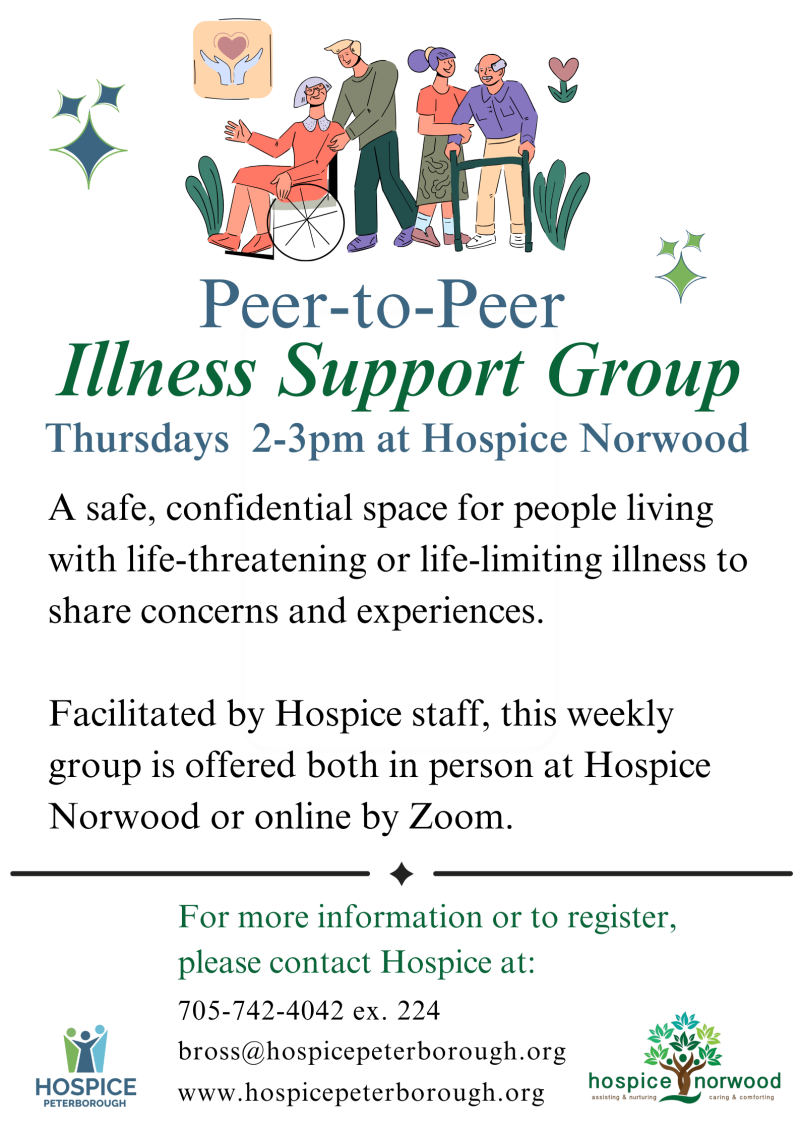 Illness Support Group Poster